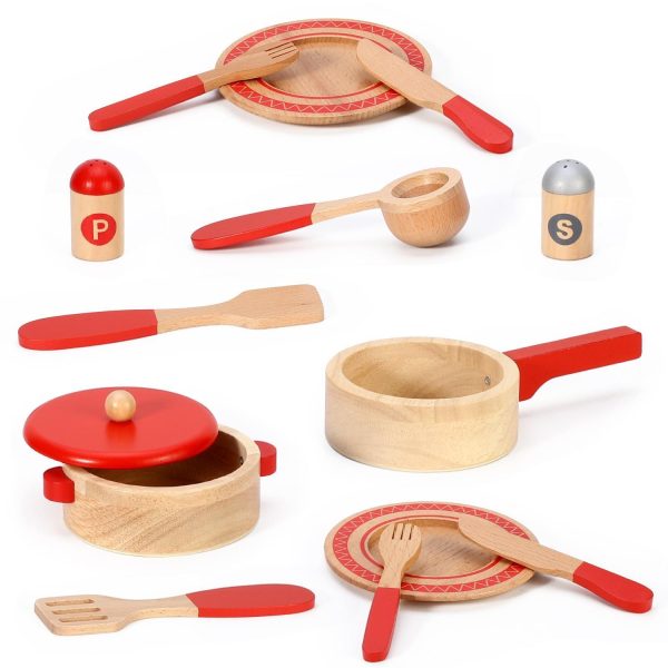 SOKA Red cooking set 0000266