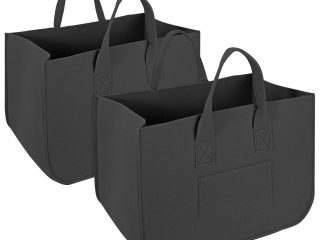 2pk Storage Baskets Organiser Black