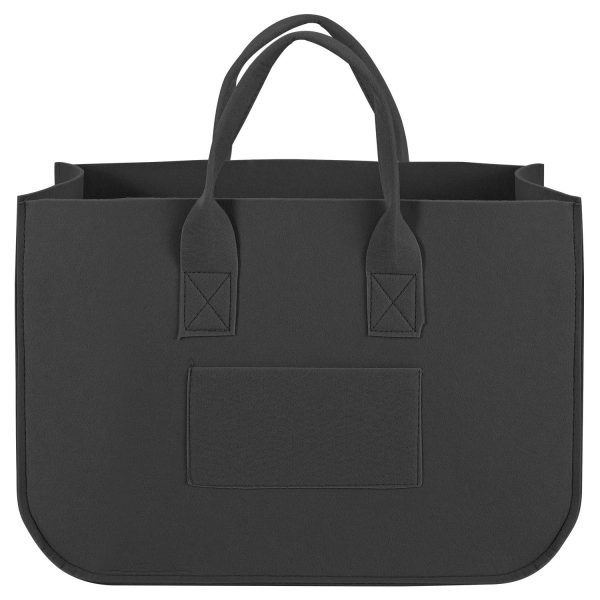 2pk Storage Baskets Organiser Black - Image 4
