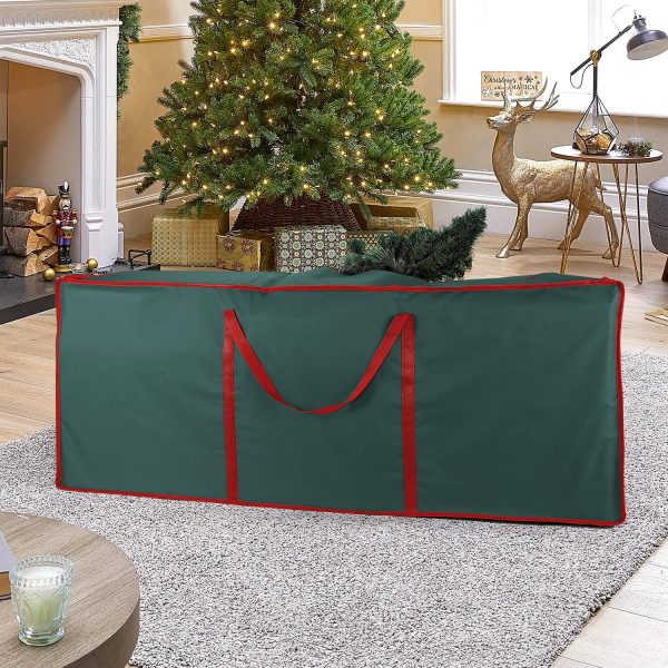 VINSANI XMAS GREEN FABRIC STORAGE BAG 1010038 - Image 7