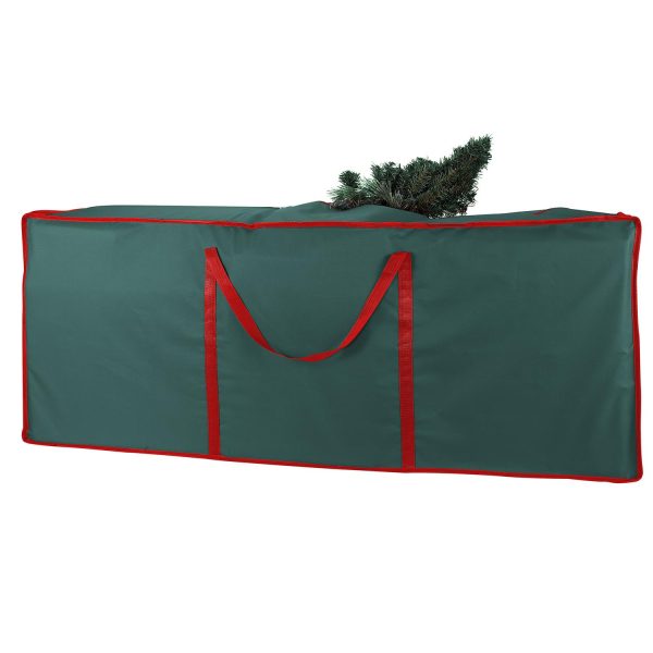 VINSANI XMAS GREEN FABRIC STORAGE BAG 1010038 - Image 5