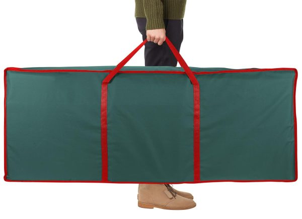 VINSANI XMAS GREEN FABRIC STORAGE BAG 1010038 - Image 4