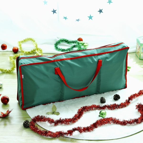Christmas Xmas Decoration Gift Wrap Fabric Storage Bag [Green,0008941] - Image 4