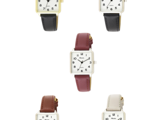 Ravel Women's White Face Rectangular Fashion Watch R0139 Available Multiple Colour