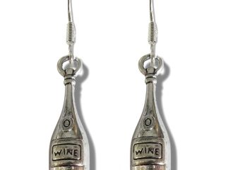 Wine Bottle Drop Earrings