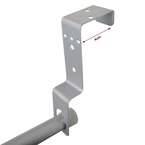 4 Tier Over Door Bar in Silver Powder Coating - Image 4