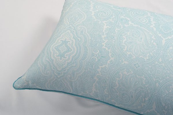 400 TC - Cotton Rich Paisley Print Duvet Cover Set Blue [Super King] - Image 2