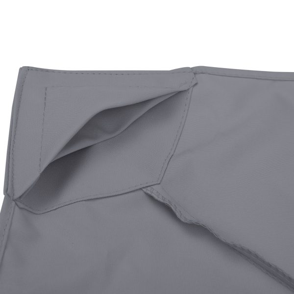 3 x 3(m) Gazebo Canopy Roof Top Replacement Cover Deep Grey (TOP ONLY) - Image 8