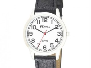 Ravel Mens Classic Leather Strap Watch R0132.11.1