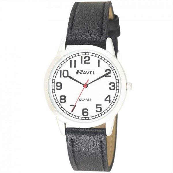Ravel Mens Classic Leather Strap Watch R0132.11.1