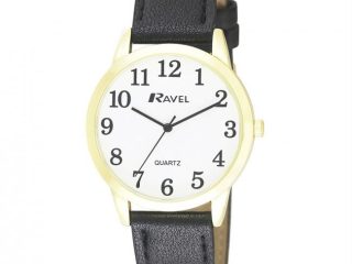 Ravel Mens Classic Leather Strap Watch R0132.02.1