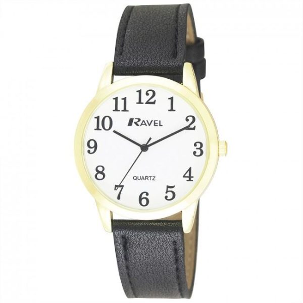 Ravel Mens Classic Leather Strap Watch R0132.02.1