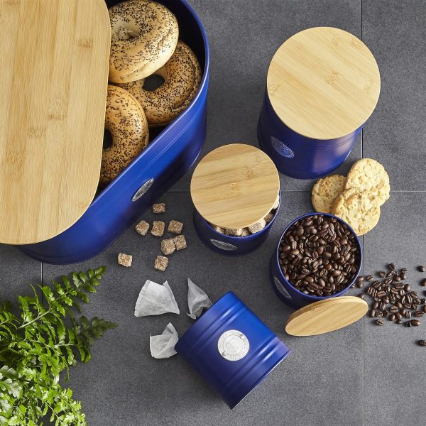 5 Piece Kitchen Canister Set - Scandi Navy - Image 3