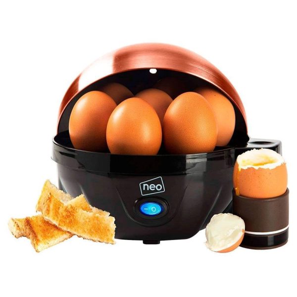 Stainless Steel Electric Egg Boiler Poacher and Steamer - Copper - Image 2