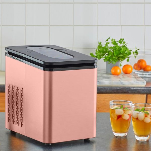1.7L Electric Ice Cube Maker Machine - Copper