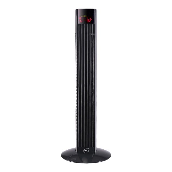 36â€ Free Standing 3 Speed Tower Fan with Remote Control - Black - Image 3