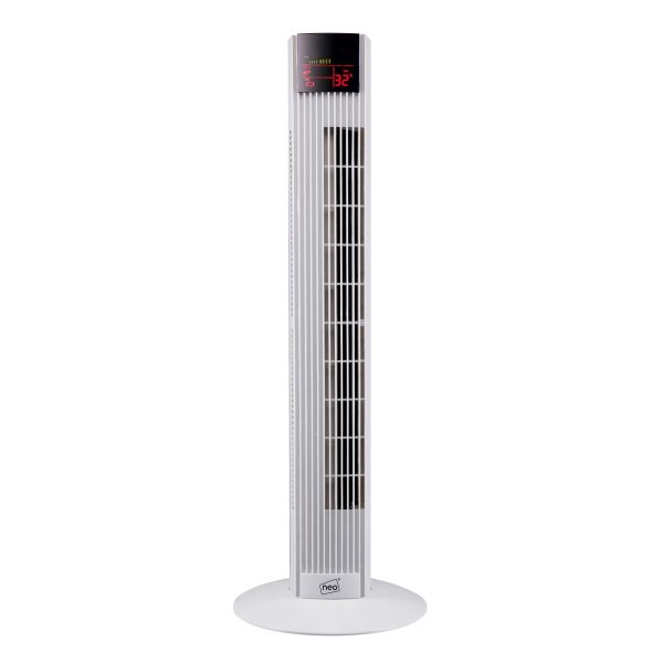 36â€ Free Standing 3 Speed Tower Fan with Remote Control - White - Image 2