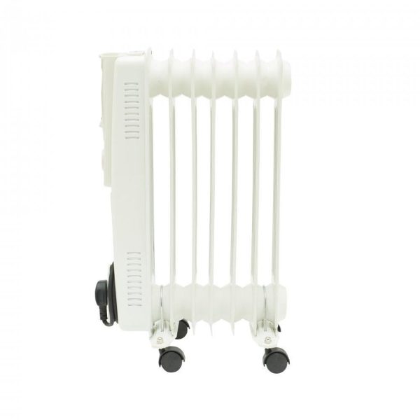 2000W Electric Oil Filled Radiator - White - Image 3