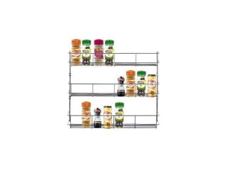 Spice Rack For Kitchen Door Cupboard or Wall - 3 Tier