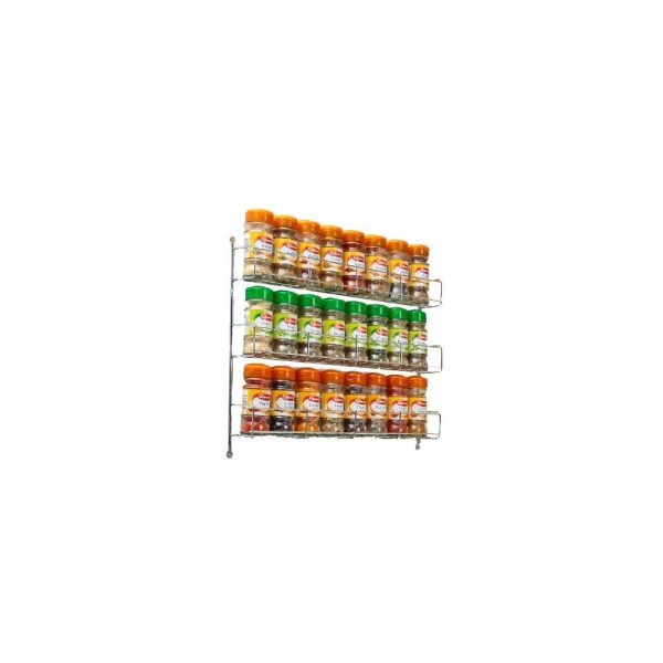 Spice Rack For Kitchen Door Cupboard or Wall - 3 Tier - Image 2