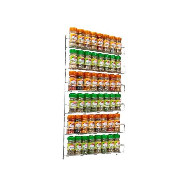 Spice Rack For Kitchen Door Cupboard or Wall - 6 Tier - Image 2