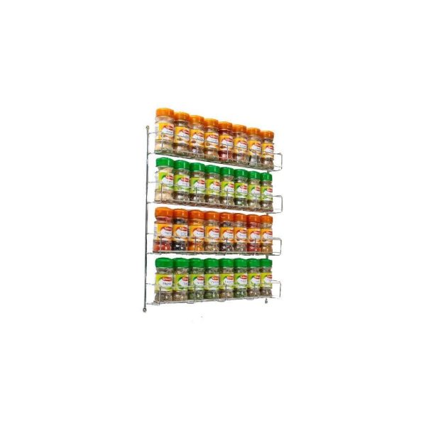 Spice Rack For Kitchen Door Cupboard or Wall - 4 Tier - Image 2