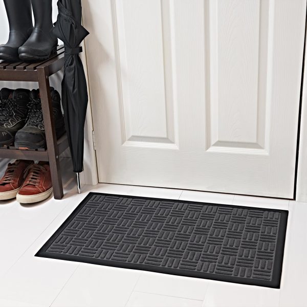 Vinsani Entrance Mat 45x75 cm - Dark Grey 0009858 - Image 3