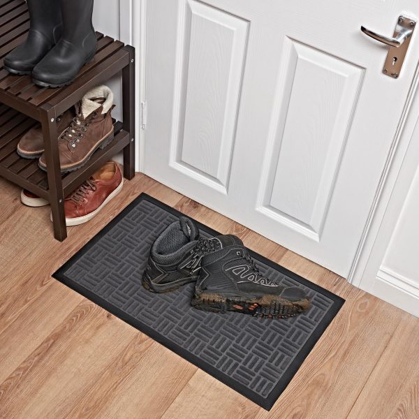 Vinsani Entrance Mat 45x75 cm - Dark Grey 0009858 - Image 2
