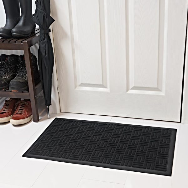 Vinsani Entrance Mat 45x75 cm - Black 0009860 - Image 2