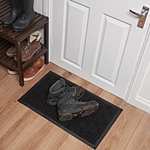 Vinsani Entrance Mat 45x75 cm - Black 0009860 - Image 3