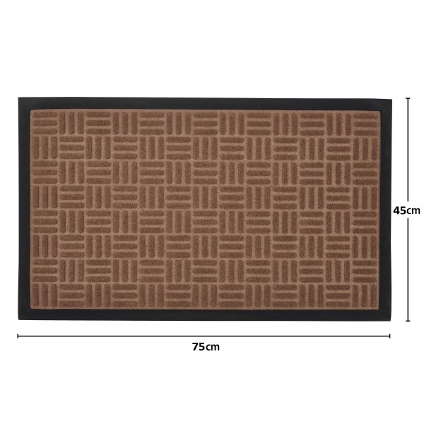 Vinsani Entrance Mat 45x75 cm - Coffee 0009859 - Image 7