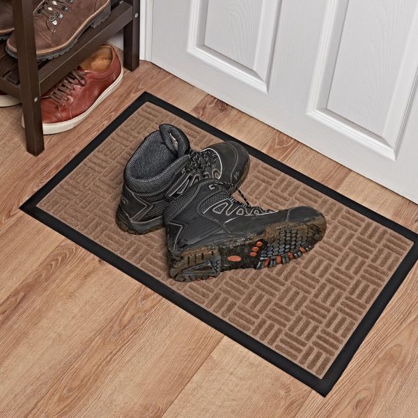 Vinsani Entrance Mat 45x75 cm - Coffee 0009859 - Image 4