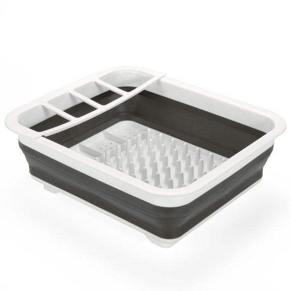 VINSANI COLLAPSIBLE DISH DRAINER DARK GREY 0000121 - Image 6