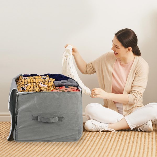 Vinsani 2Pk Large Storage Bags Grey 0008922 - Image 2