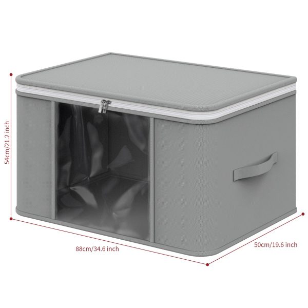 Vinsani 2Pk Large Storage Bags Grey 0008922 - Image 7