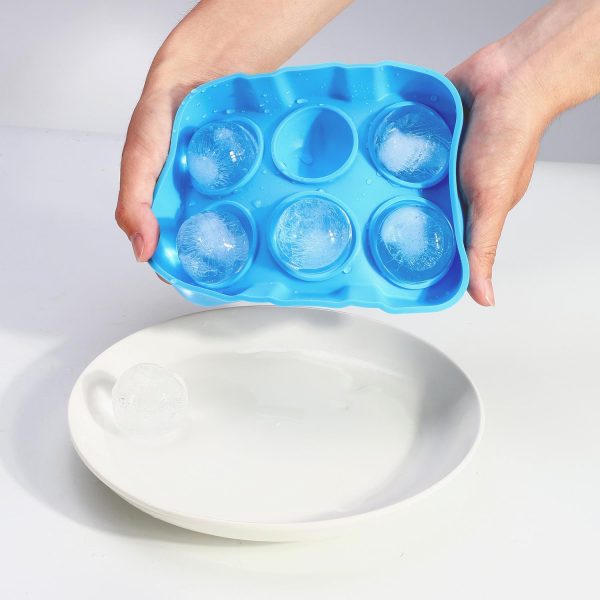 VINSANI 3 PACK SILICONE ICE TRAYS BLUE 0000364 - Image 6