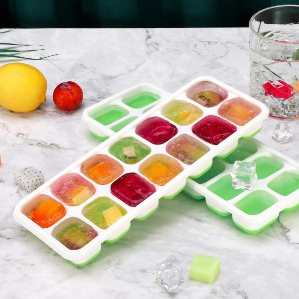 VINSANI 4 PACK ICE CUBE TRAY GREEN 0000358 - Image 6