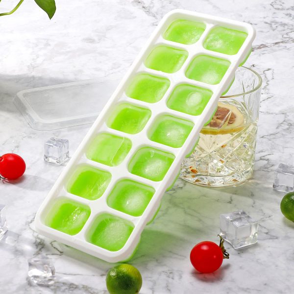 VINSANI 4 PACK ICE CUBE TRAY GREEN 0000358 - Image 3