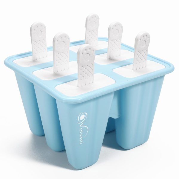 VINSANI 6 CAVITY ICE LOLLY MOULD BLUE 0000368