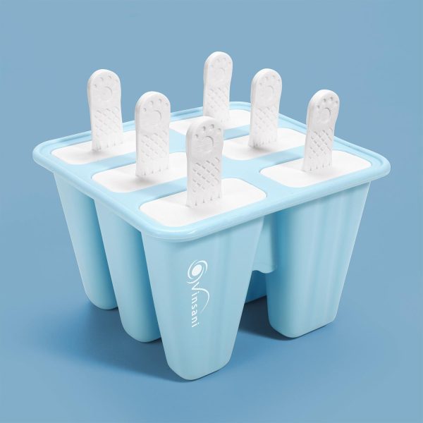 VINSANI 6 CAVITY ICE LOLLY MOULD BLUE 0000368 - Image 4