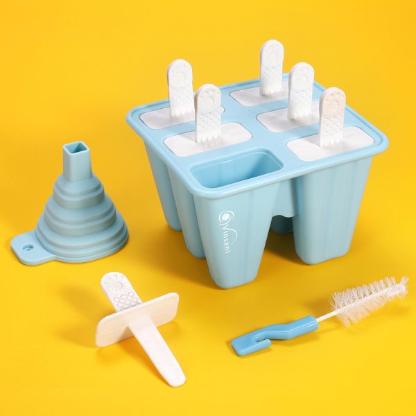 VINSANI 6 CAVITY ICE LOLLY MOULD BLUE 0000368 - Image 8