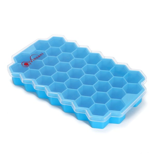 VINSANI 2 PACK ICE CUBE TRAY HEXAGON BLUE 0000360 - Image 5