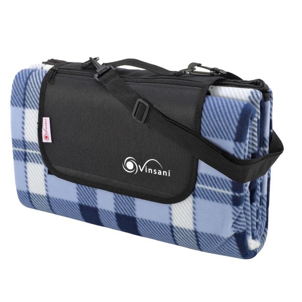 Vinsani Checkered 200X200cm Picnic Rug 0000297
