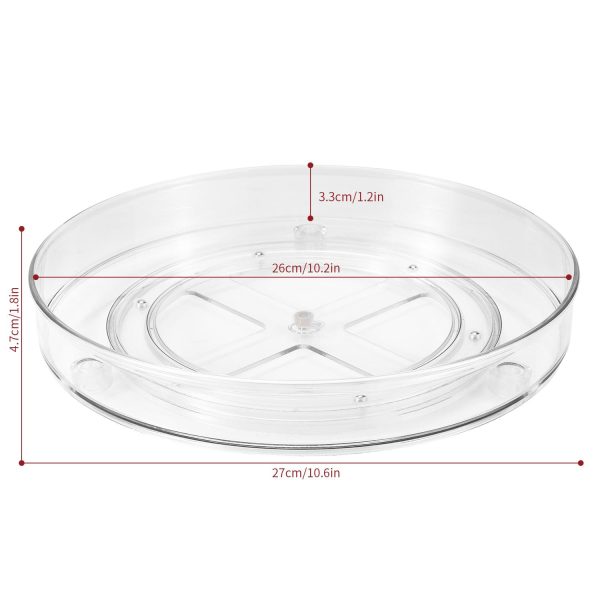 VINSANI TRANSPARENT TURNTABLE ORGANIZER M 0000425 - Image 4