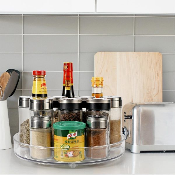 VINSANI TRANSPARENT TURNTABLE ORGANIZER M 0000425 - Image 8