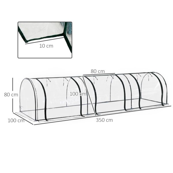 Mini Portable Gardening Flower Plants Greenhouse Warm House - Image 2