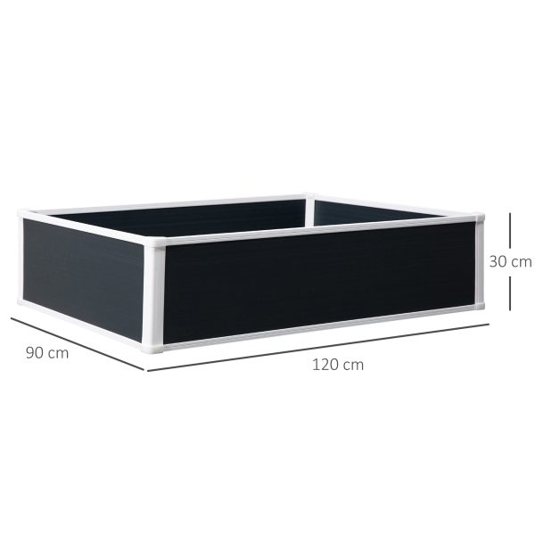 Garden Raised Bed Planter Grow Containers Flower Pot PP 120 x 90cm - Image 2
