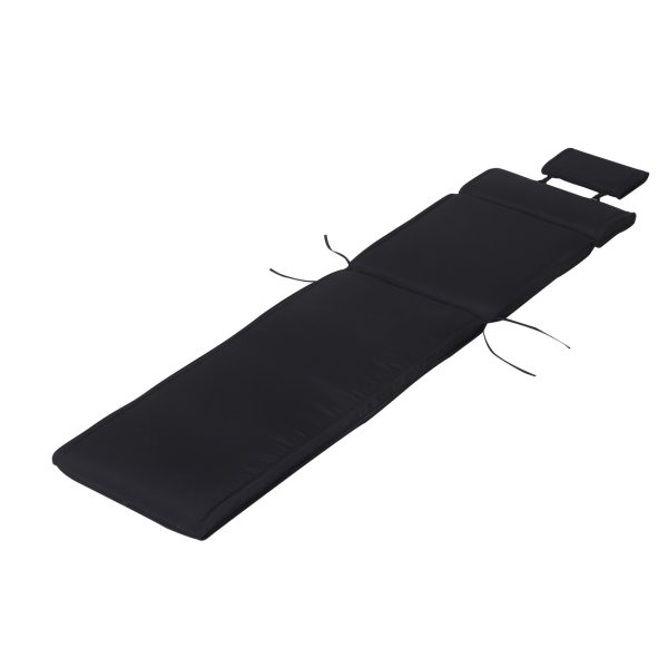 Garden Sun Lounger Chair Cushion Reclining Relaxer Indoor Outdoor - Image 6