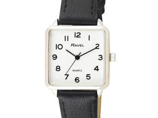 Ravel Women's White Face Rectangular Fashion Watch R0139.02.2