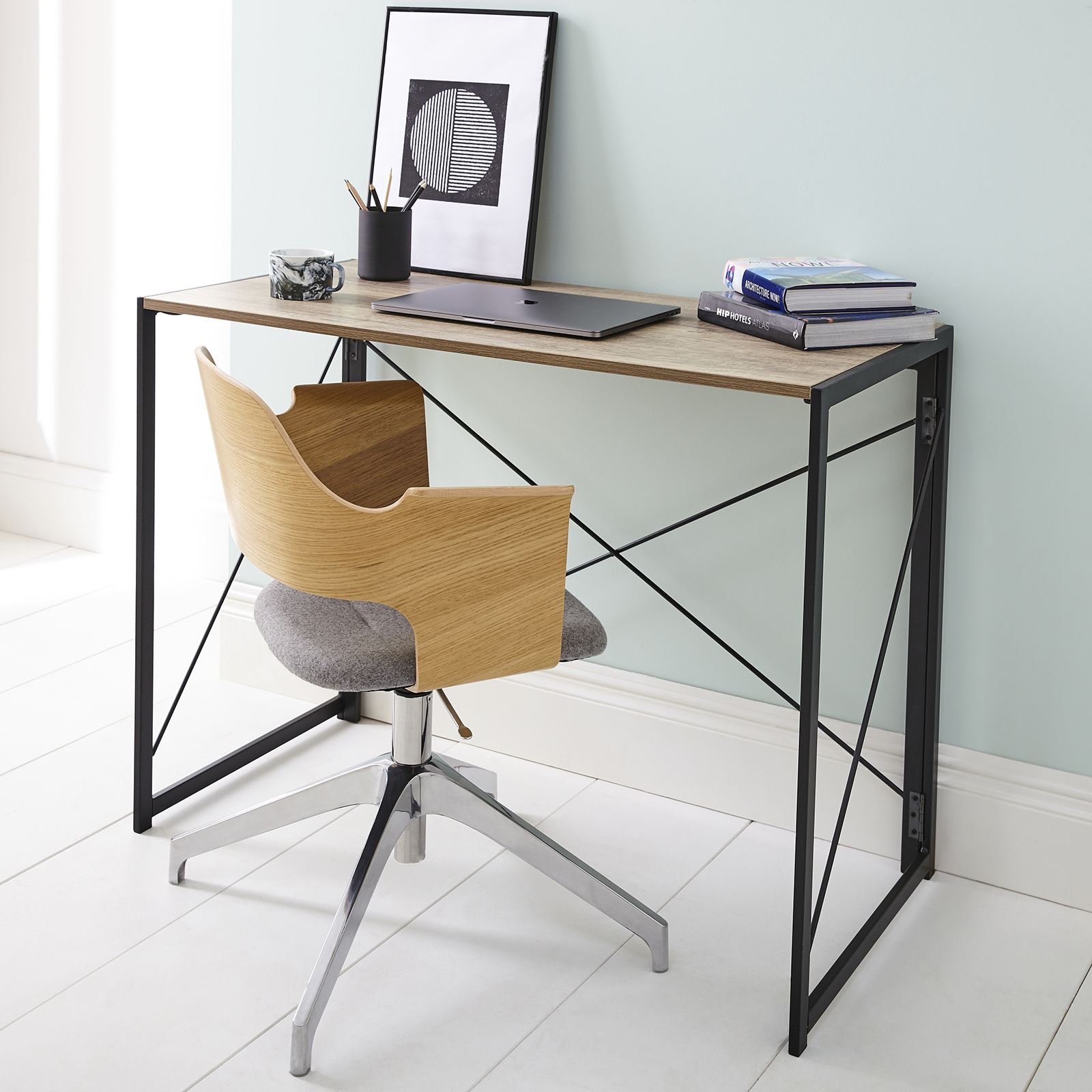 Multifunction Folding Desk Portable Compact Computer Table